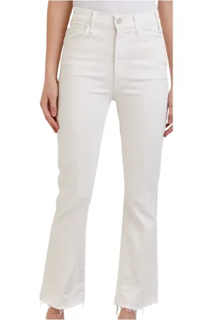 Mother Jeans, Dame, Hvid, W28, Uld, Tidløse Flare Jeans