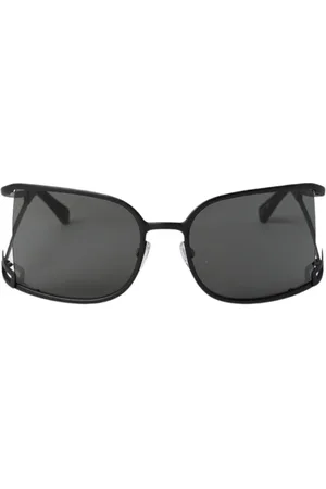 AMBUSH Tilbehør, unisex, Sort, 64 MM, Geometriske Solbriller i Rustfrit Stål