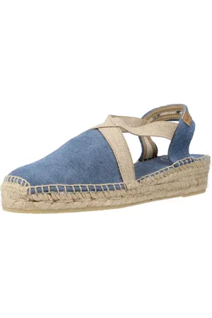 Toni Pons Sko, Dame, Blå, 37 EU, Krydsede Stropper Espadriller