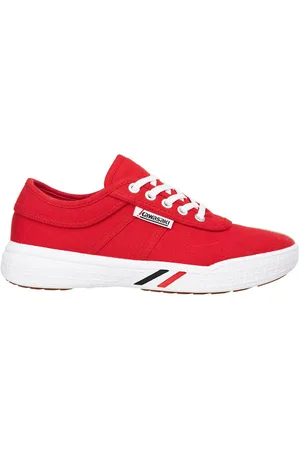 Kawasaki Sko, Dame, Rød, 38 EU, Canvas Sneakers til udendørs aktiviteter