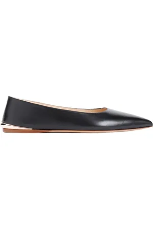 GABRIELA HEARST Sko, Dame, Sort, 40 EU, Uld, Sort Elfenben Fleur Ballerinaer