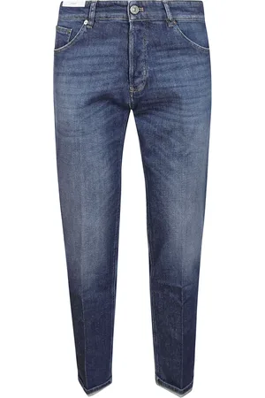 PT Torino Jeans, Herre, Blå, W36, Bomuld, Slim-Fit Reggae Jeans