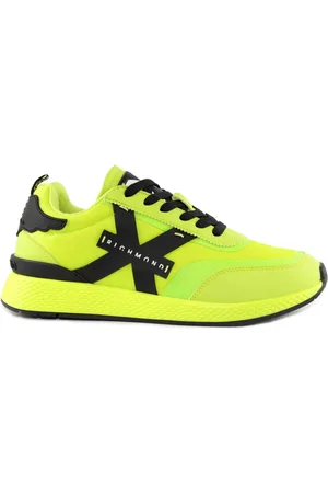 John Richmond Sko, Herre, Grøn, 42 EU, Uld, Stilfulde Komfort Sneakers