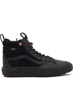 Vans Sko, Herre, Sort, 40 EU, Læder, Læder Høje Top Sneakers