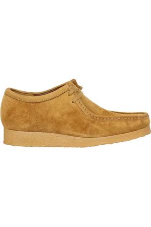 Clarks Sko, Herre, Brun, 41 EU, Suede, Almond Toe Suede Wallabee Støvler