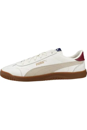 PUMA Sko, Herre, Hvid, 44 EU, Uld, Club 5V5 Herre Stilfulde Sneakers