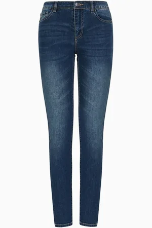 Armani Exchange Jeans, Dame, Blå, W29, Bomuld, Skinny Jeans Modello