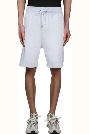 GCDS Shorts, Herre, Hvid, XL, Uld, Stilfulde Bermuda Shorts til Mænd