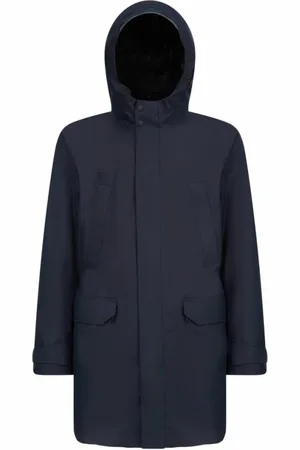Geox Jakke, Herre, Blå, 2XL, Uld, Vinterjakke Hold Dig Varm Stilfuld