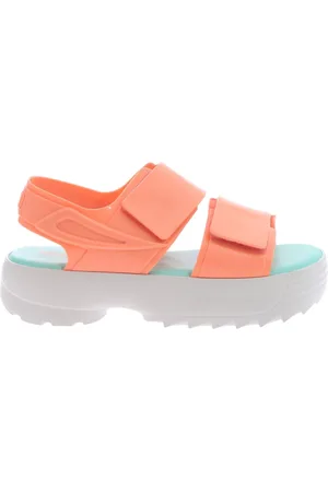 Melissa Sko, Dame, Lyserød, 38 EU, Laksefarvet Flade Sandaler