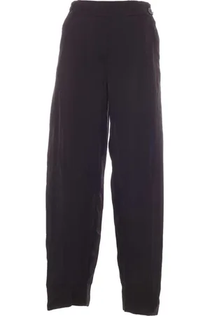 DKNY Bukser, Dame, Sort, M, Polyester, Sorte Brede Benbukser