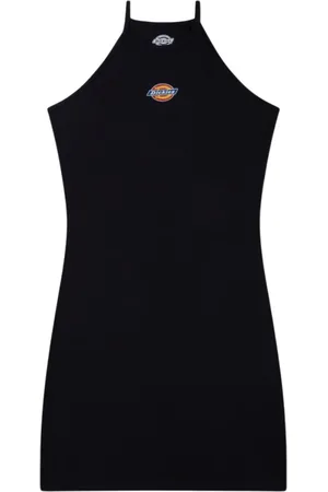 Dickies Kjole, Dame, Sort, XS, Kort Kjole til Moderne Kvinder