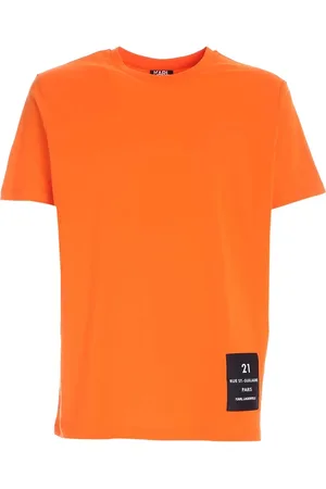 Karl Lagerfeld Top, Herre, , M, Bomuld, Logo Label Crewneck T-Shirt