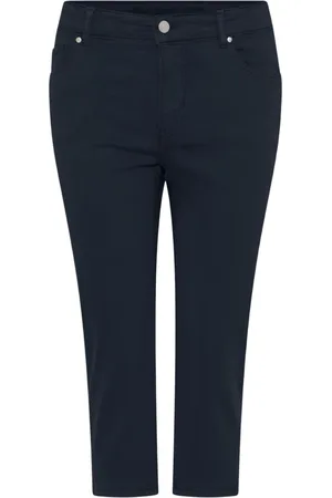 C.ro Bukser, Dame, Blå, 2XL, Bomuld, Magic Fit Summer Cropped Bukser