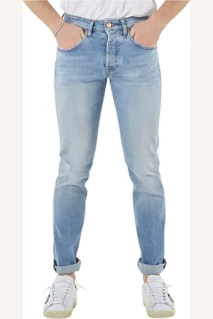 Don the Fuller Jeans, Herre, Blå, W33, Denim, Slim-Fit Denim Jeans