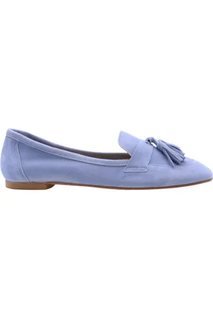 CTWLK. Sko, Dame, Blå, 37 EU, Uld, Stilfulde Bandol Loafers