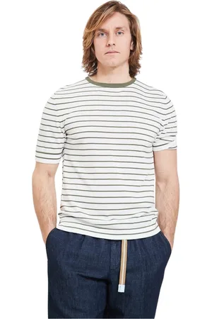 IRISH CRONE Top, Herre, Hvid, L, Klassisk Crew Neck T-Shirt