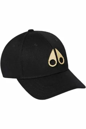 Moose Knuckles Tilbehør, Herre, Sort, ONE SIZE, Uld, Sort Logo Ikon Kasket Stilfuld