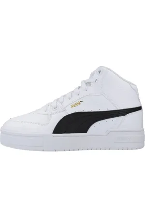 PUMA Sko, Herre, Hvid, 44 EU, Uld, Stilfulde Mid-Top Sneakers til Mænd