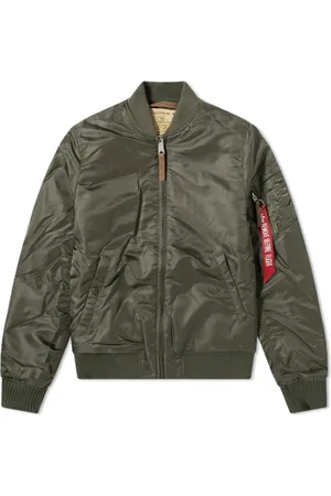 Alpha Industries Jakke, Herre, Grå, M, Polyester, Vintage Fit Flyjakke Grå