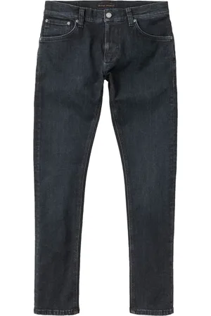 Nudie Jeans Jeans, Herre, Blå, W30, Denim, Slim Fit Stretch Denim Jeans