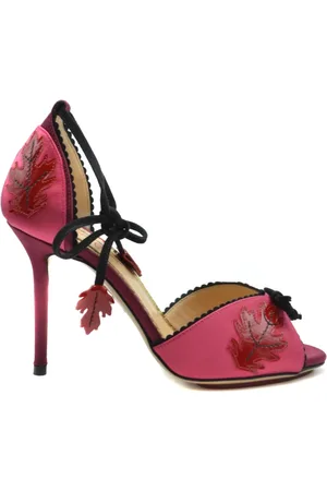 Charlotte Olympia Sko, Dame, Lyserød, 36 1/2 EU, Elegant High Heel Sandaler