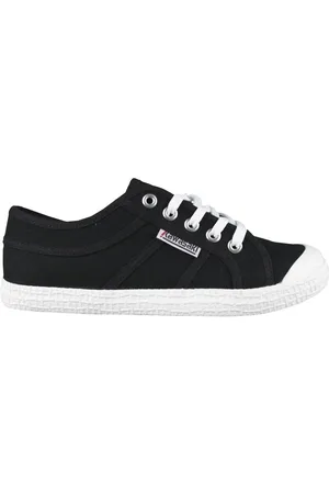 Kawasaki Sko, Herre, Sort, 43 EU, Retro Canvas Tennissko