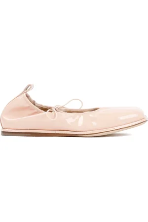 Simone Rocha Sko, Dame, , 35 EU, Læder, Lyserød Hjerte Tå Ballerina