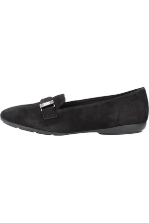 Geox Sko, Dame, Sort, 36 1/2 EU, Uld, Stilfulde Behagelige Loafers Kvinder