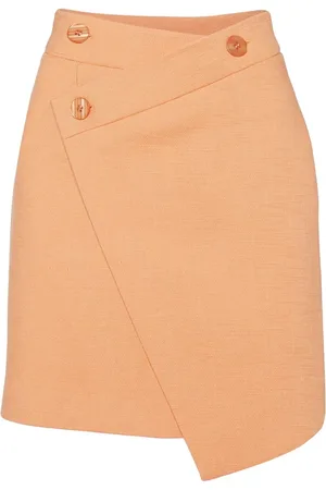 MVP Wardrobe Nederdel, Dame, , S, Bomuld, Let bomuld nederdel med skråt snit
