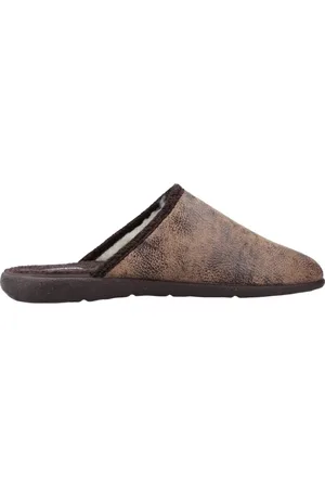 victoria Sko, Herre, Brun, 41 EU, Læder, Faux Leather Comfort Slippers