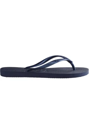 Havaianas Sko, Dame, Blå, 39 EU, Uld, Hvide Gummistropper Flip Flops