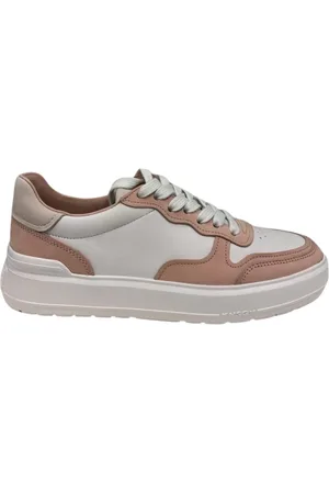 Kennel & Schmenger Sko, Dame, Hvid, 37 EU, Uld, Hvide Sneakers med Pulver Accent
