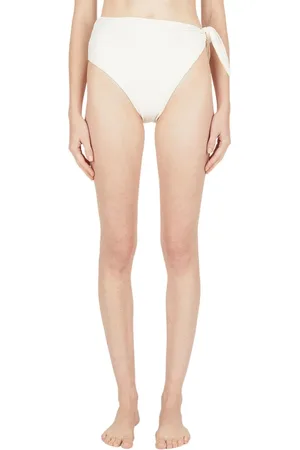ZIAH Badetøj, Dame, Hvid, M, Asymmetrisk Bind Bikini Bund