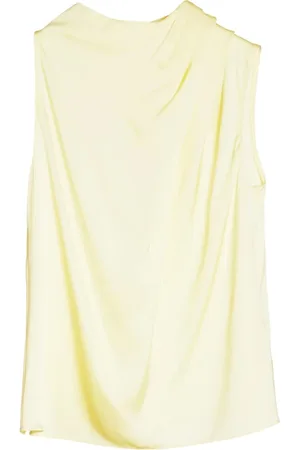 Ahlvar Gallery Top, Dame, Gul, M, Lima silke tank lemon