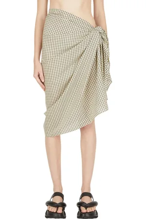 ZIAH Badetøj, Dame, , ONE SIZE, Bomuld, Tjek Sarong Badetøj