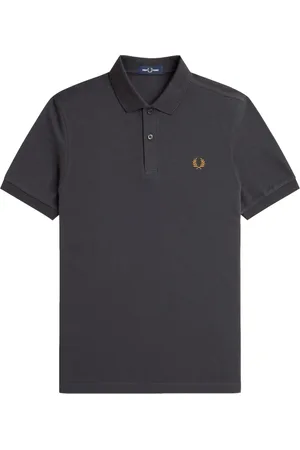 Fred Perry Top, Herre, Grå, M, Bomuld, Slim Fit Anchor Polo Shirt