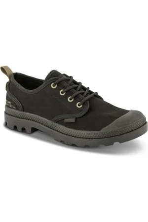 Palladium Sko, Dame, Sort, 36 EU, Sorte Sneakers med Snørelukning til Kvinder