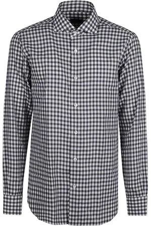 BARBA Skjorte, Herre, Blå, 3XL, Uld, Stilfuld Hals Skjorte Opgrader Garderobe