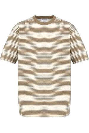 Norse projects Top, Herre, Brun, S, Bomuld, T-shirt `Johannes`