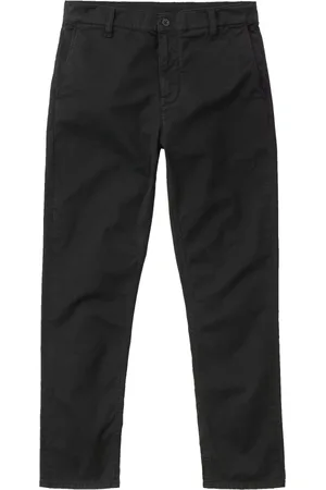 Nudie Jeans Jeans, Herre, Sort, W34 L31, Bomuld, Slim-Fit Bomuld Chinos