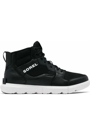 sorel Sko, Herre, Sort, 42 EU, Læder, Explorer Mid WP Booties Sort