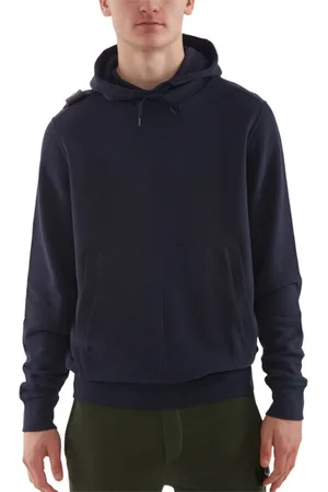 MA.STRUM Sweathshirts & Hoodies, Herre, Blå, L, Bomuld, Core Overhead Hoody Ink Navy