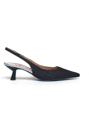ROBERTO FESTA Sko, Dame, Blå, 38 1/2 EU, Denim, Denim Slingback Arabel Sko