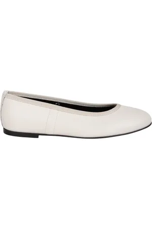 KATE CATE Sko, Dame, Hvid, 38 EU, Læder, Elegant Ballet Flats