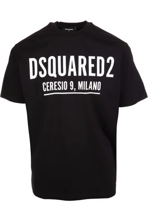Dsquared2 Top, Herre, Sort, S, Cool Logo Print T-Shirt Sort Kortærmet