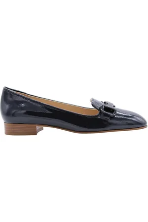 Luca grossi Sko, Dame, Blå, 37 EU, Uld, Elegante Tulle Loafers