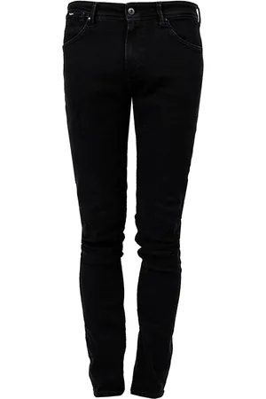 Pepe Jeans Jeans, Herre, Sort, W38, Bomuld, Slim-fit Jeans med MID Waist