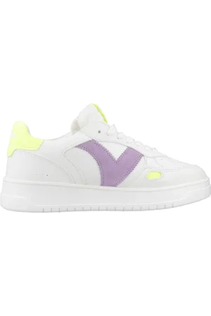 victoria Sko, Dame, Hvid, 36 EU, Læder, Neon Læder Sneakers