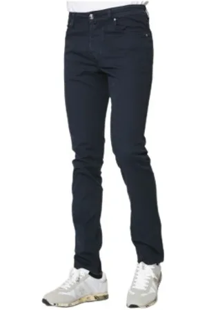 Jacob Cohen Jeans, Herre, Blå, W38, Bomuld, Canvas Brut Straight Jeans